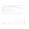 C-Racer "V Classic" Universal Cafe Racer Seat and Tail Fairing - SCR13 C-Racer "V Classic" Universal Cafe Racer Seat and Tail Fairing - SCR13